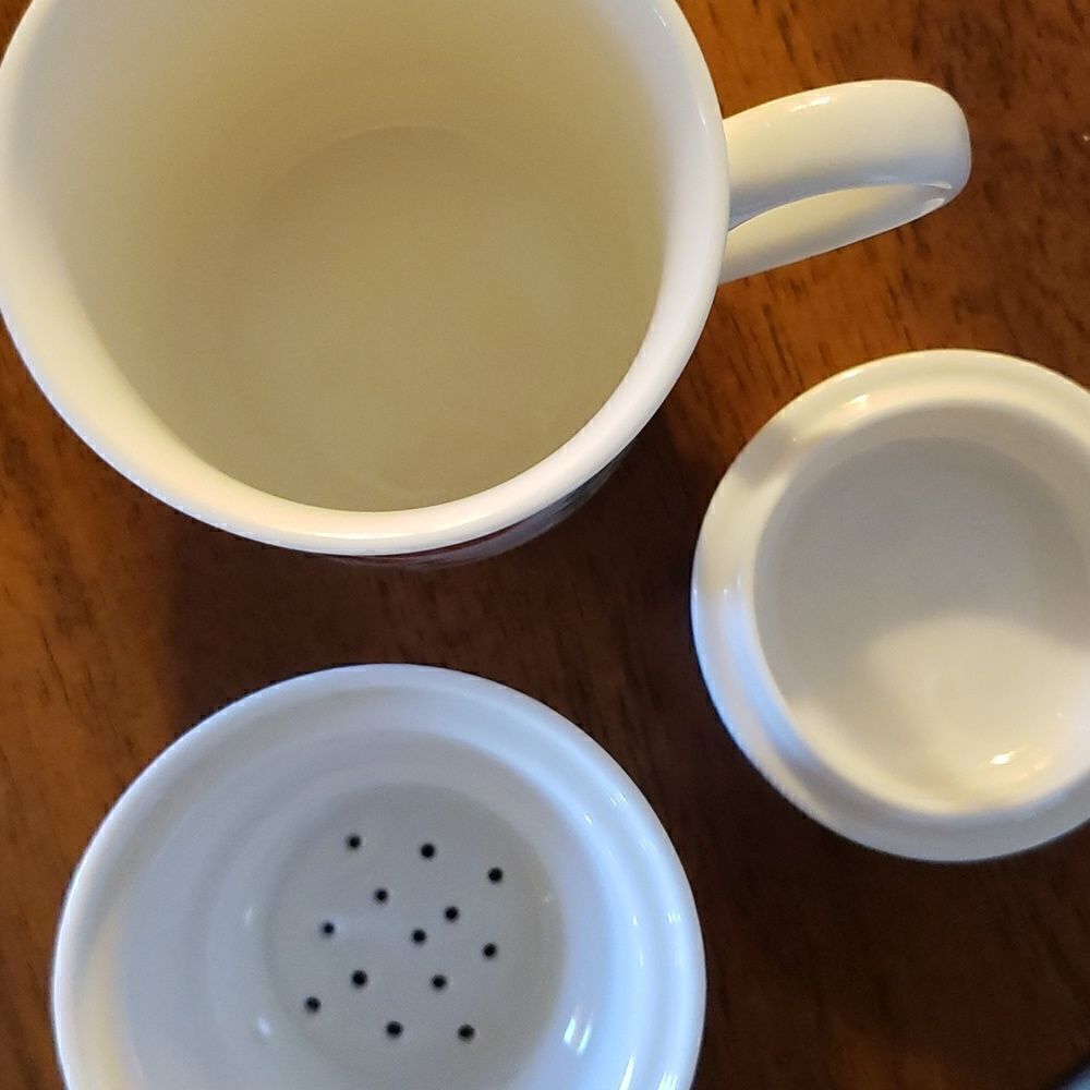 CERAMER Pair of Japanese Design Tea Cup Infuser - Picture 2 of 2